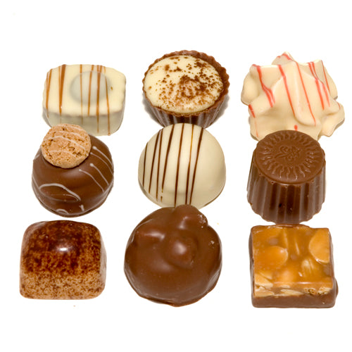 Luxe ambachtelijke Bonbons melk en wit
